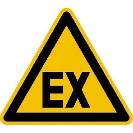 Warnschild-explosionsfähige-AtmosphäreArbeitsplätze-mit-Hochvoltsystemen Warnschild-explosionsfähige-Atmosphäre-Arbeitsplätze-mit-Hochvoltsystemen